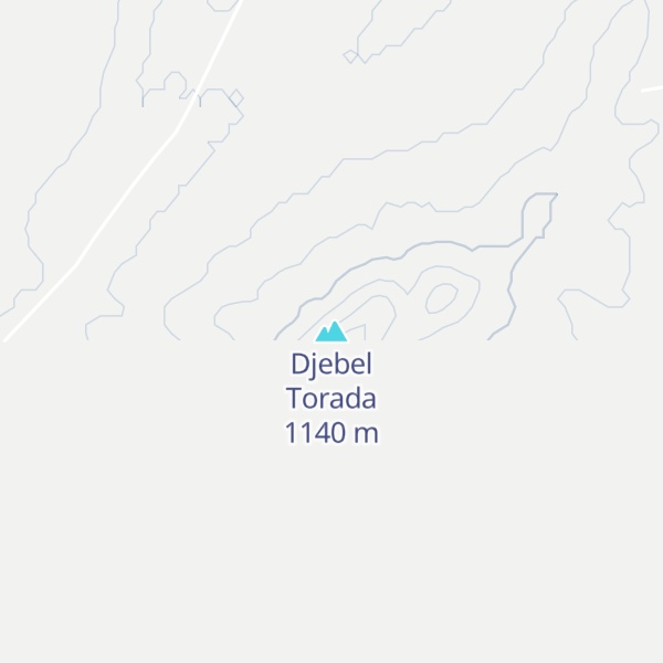 Map of Djebel Torada