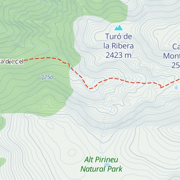 Map of Cabana de la Ribera de Boldis
