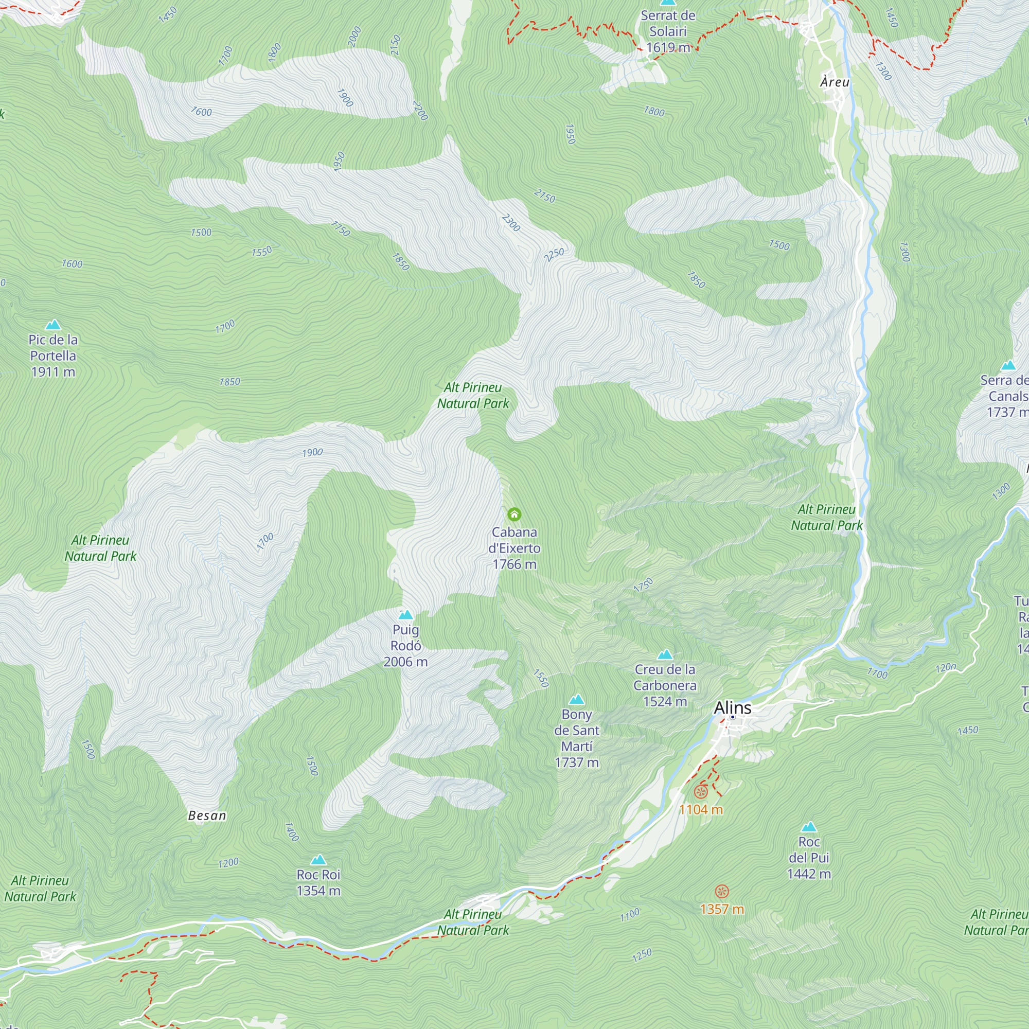 Cabana d'Eixerto map