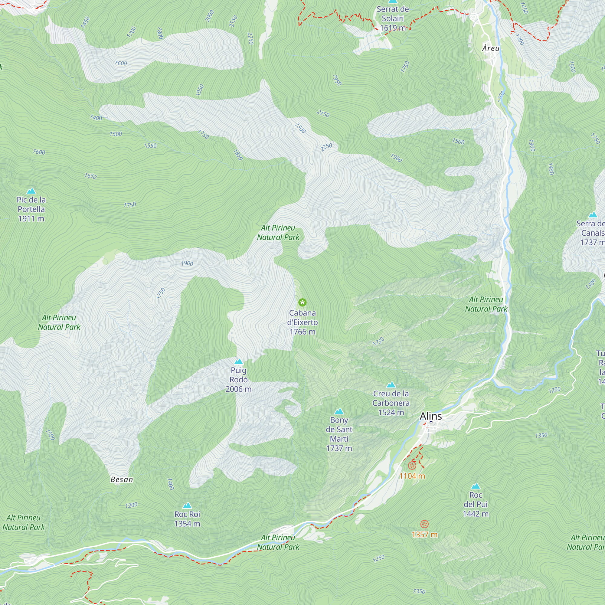 Cabana d'Eixerto map