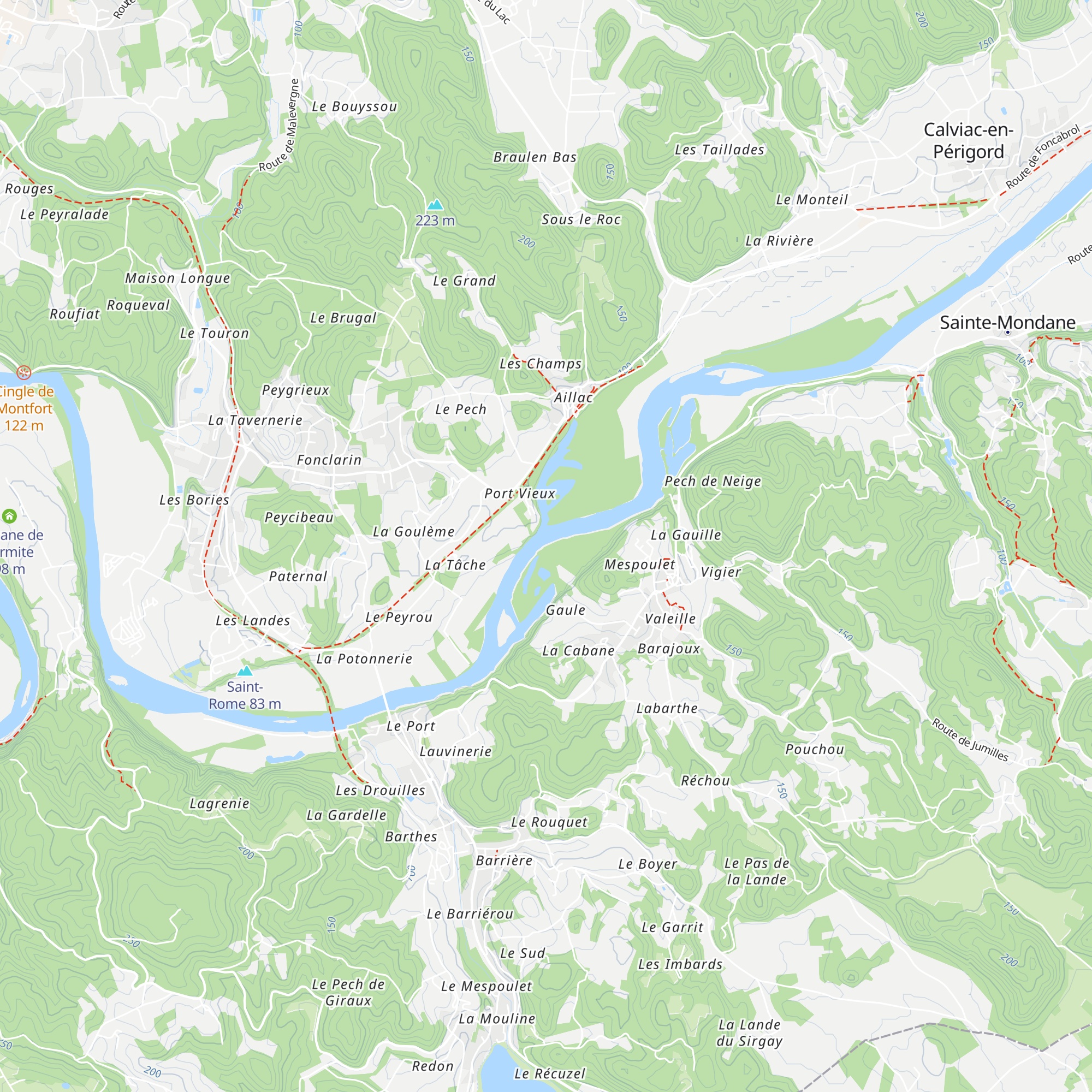 Cabane des pêcheurs map