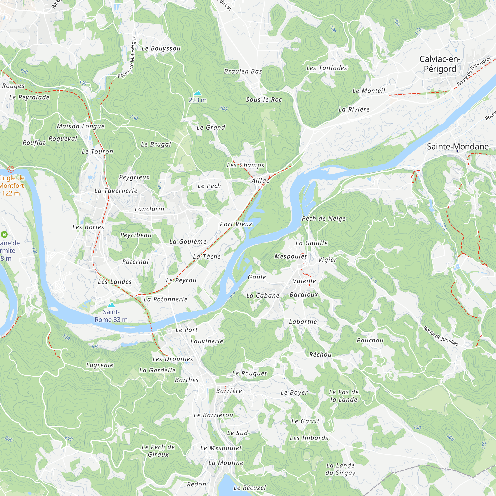 Cabane des pêcheurs map