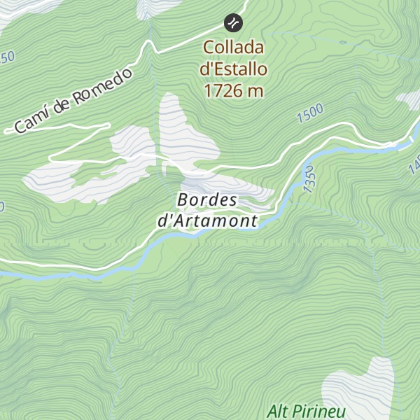 Map of Refugi d'Artamont