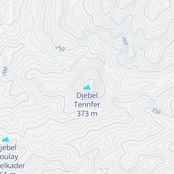 Map of Djebel Tennfer