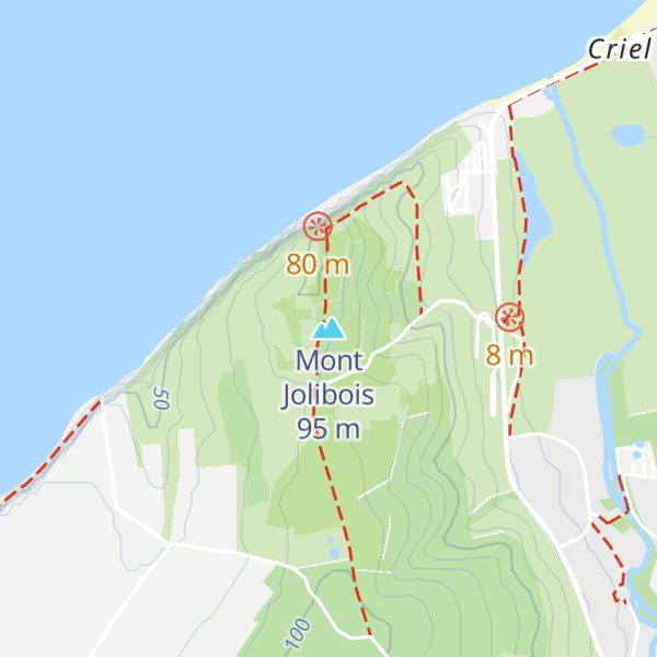 Map of Mont Jolibois