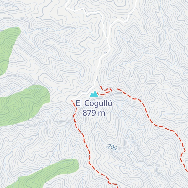 Map of El Cogulló