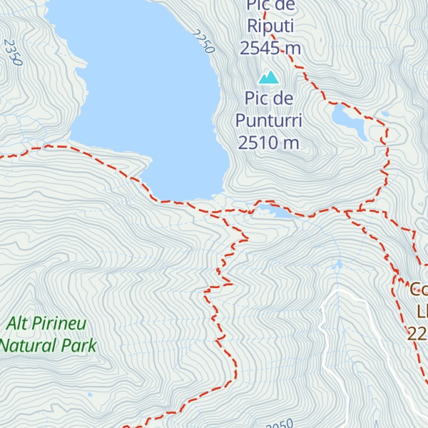 Map of Refugi de Certascan