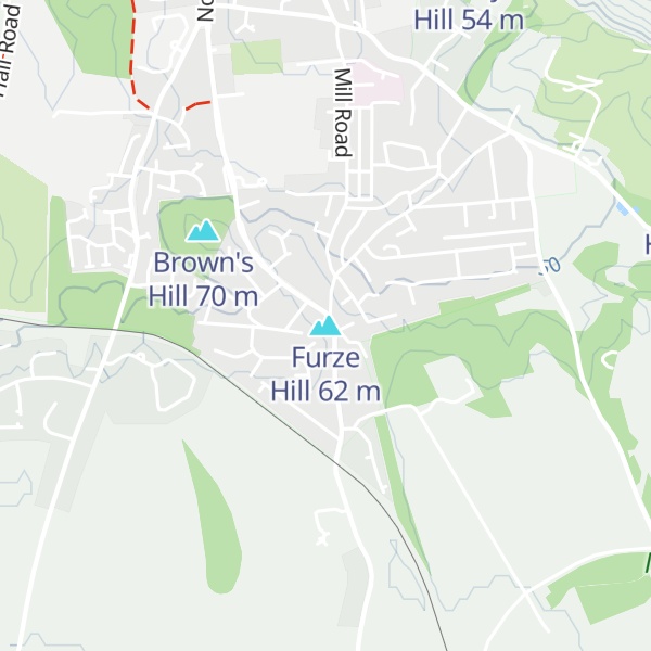 Map of Furze Hill