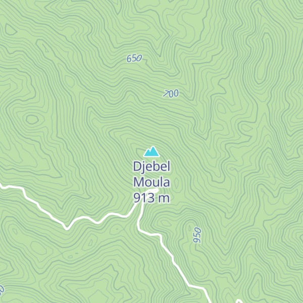 Map of Djebel Moula