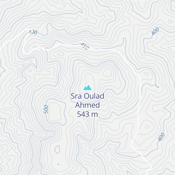 Map of Sra Oulad Ahmed