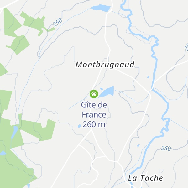 Map of Gîte de France