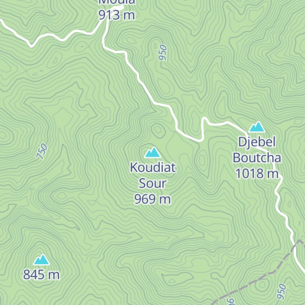 Map of Koudiat Sour