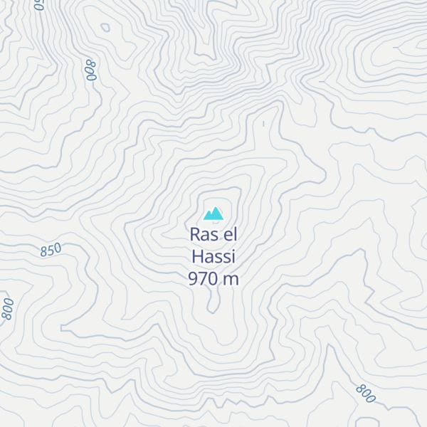Map of Ras el Hassi