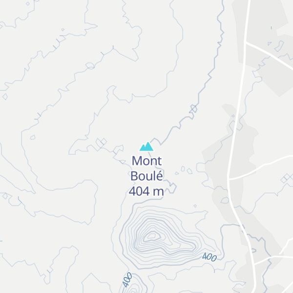Map of Mont Boulé