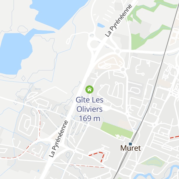 Map of Gîte Les Oliviers