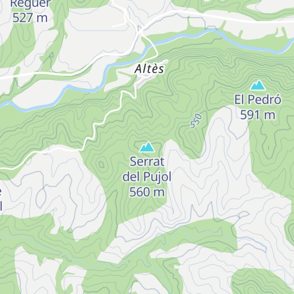 Map of Serrat del Pujol