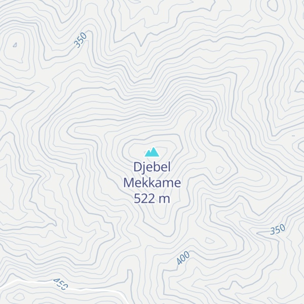 Map of Djebel Mekkame