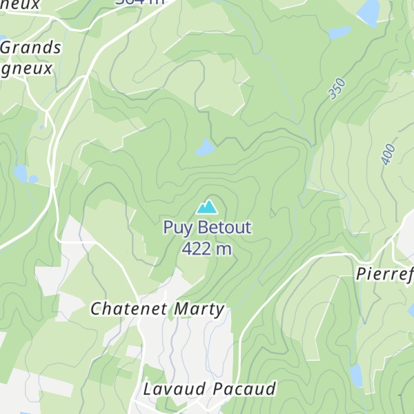 Map of Puy Betout