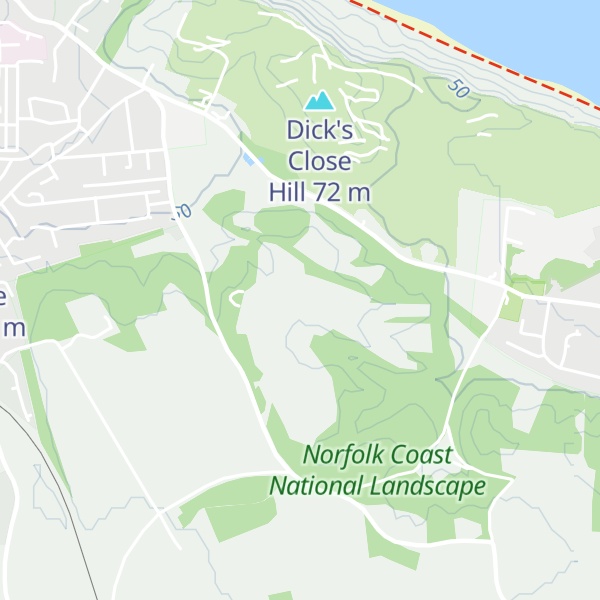 Map of Smallhopes Hill