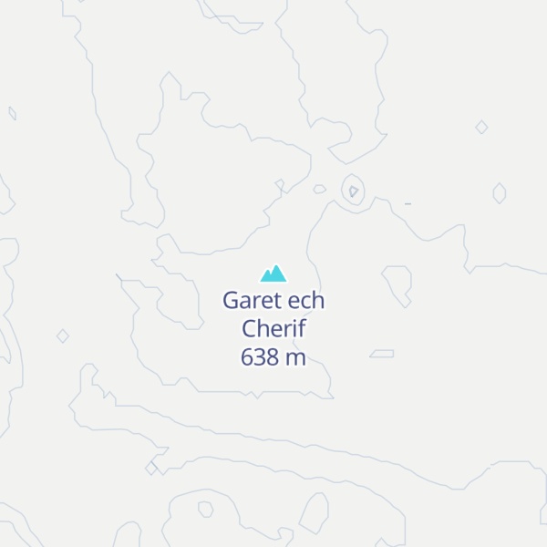 Map of Garet ech Cherif