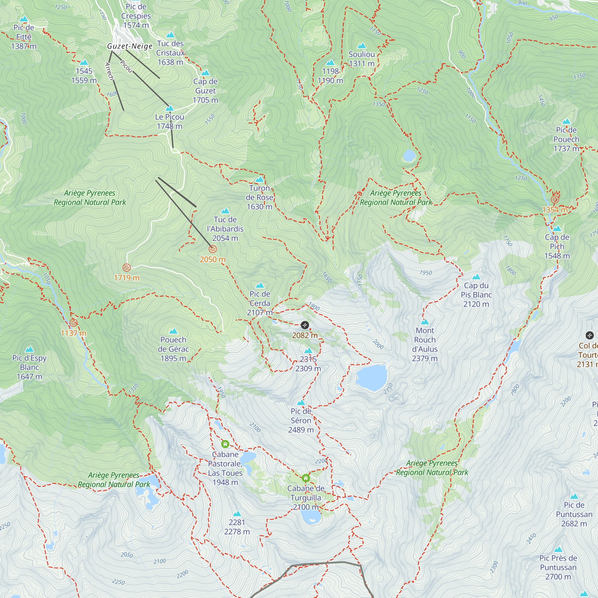 Cabane Pastorale map