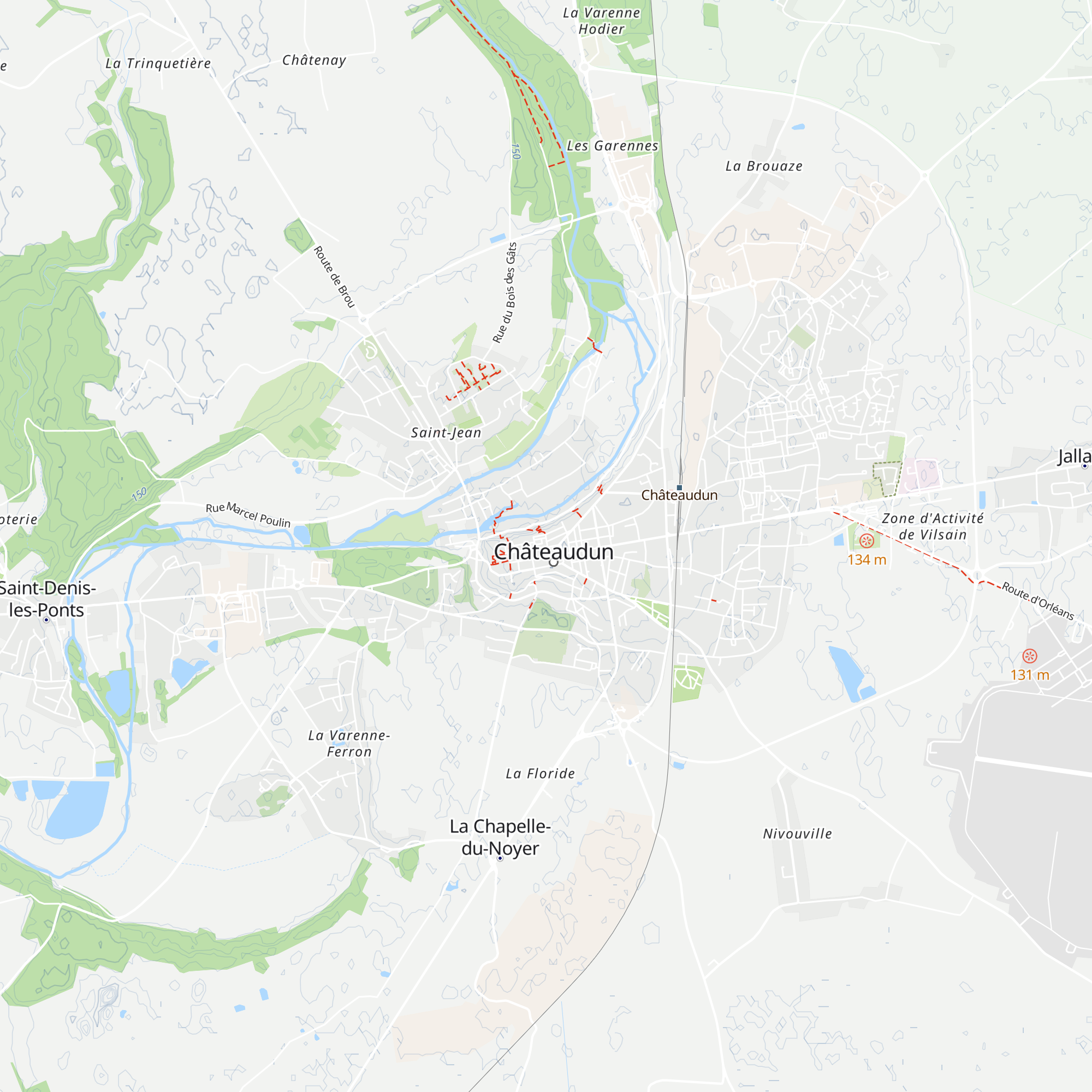 Office du tourisme de Châteaudun map