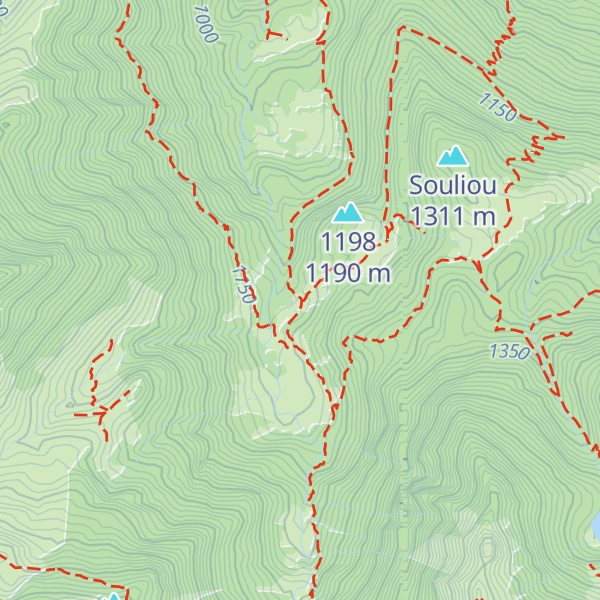 Map of Cabane de Bazets