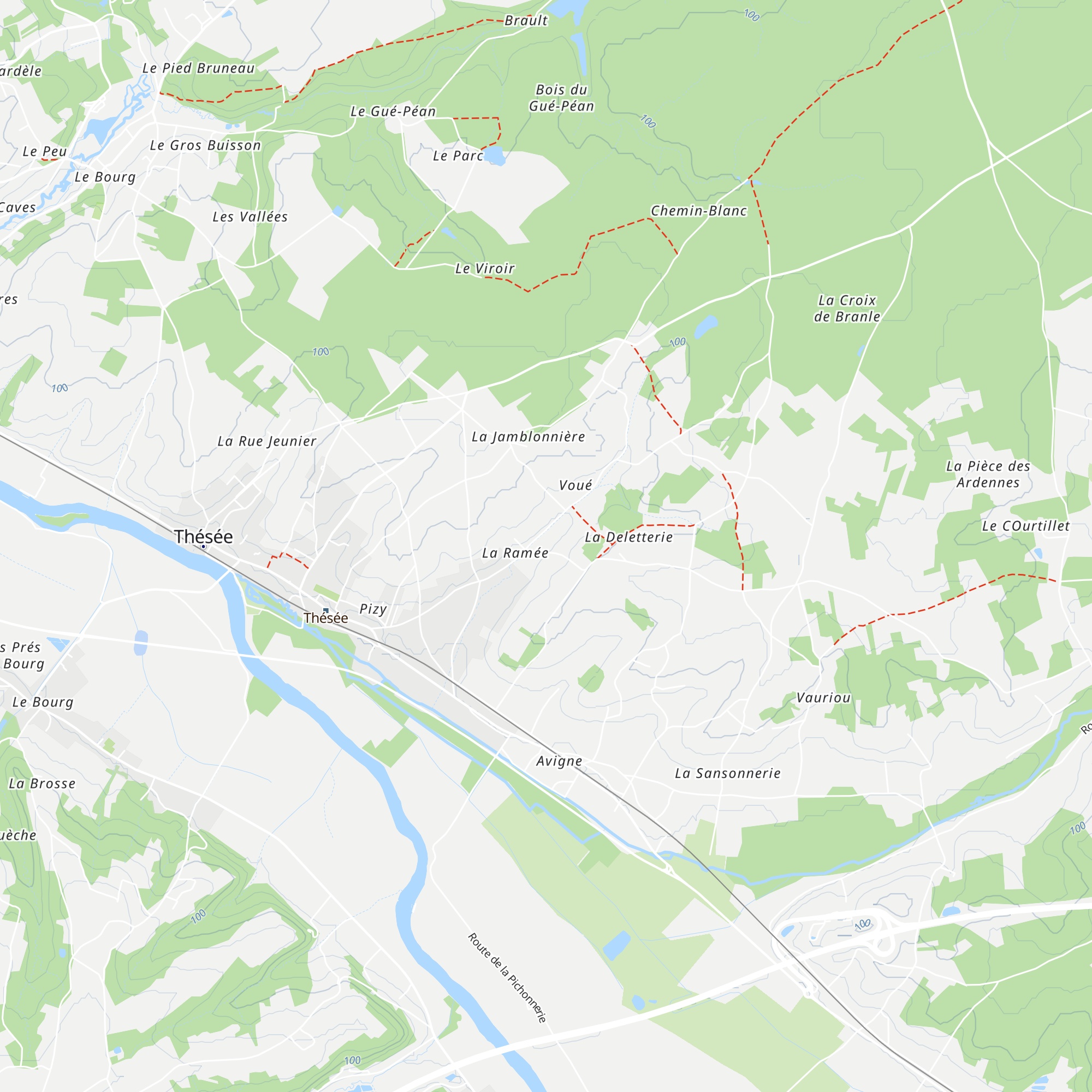Gîte la Charmeraie map