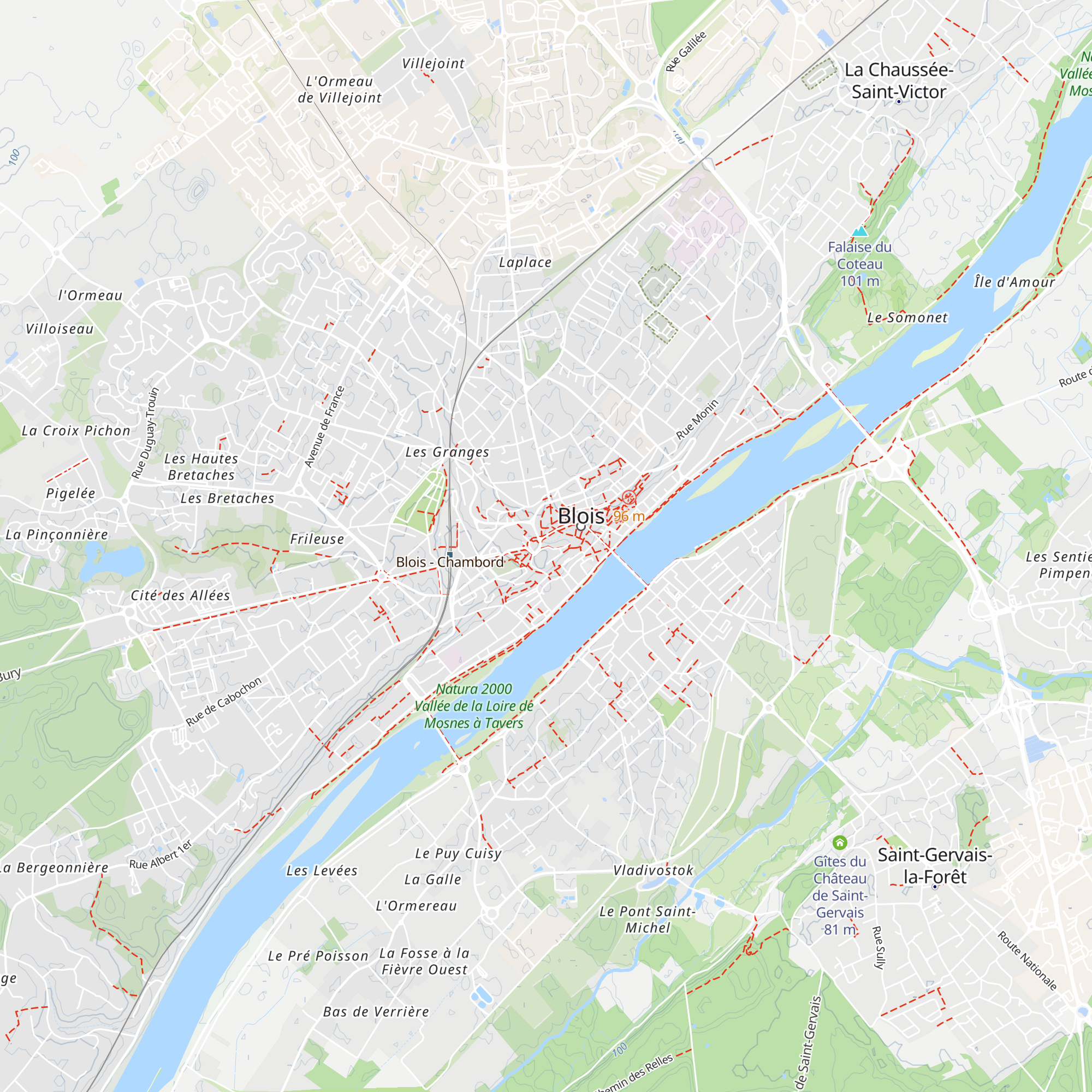 Office de Tourisme de Blois map