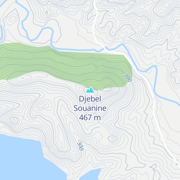 Map of Djebel Souanine