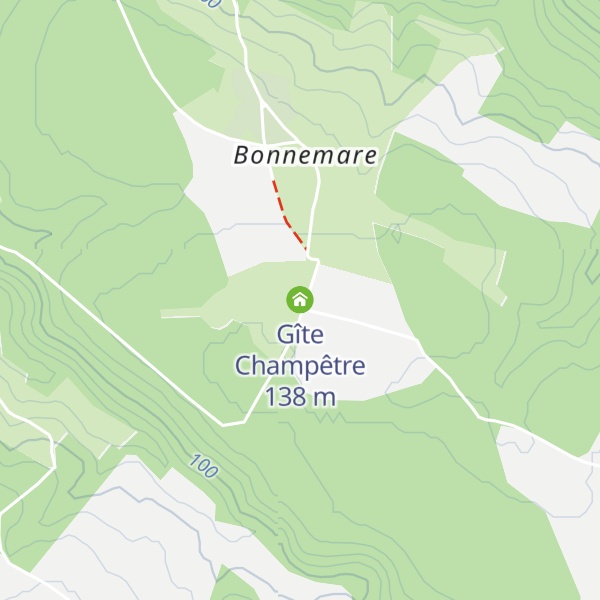Map of Gîte Champêtre