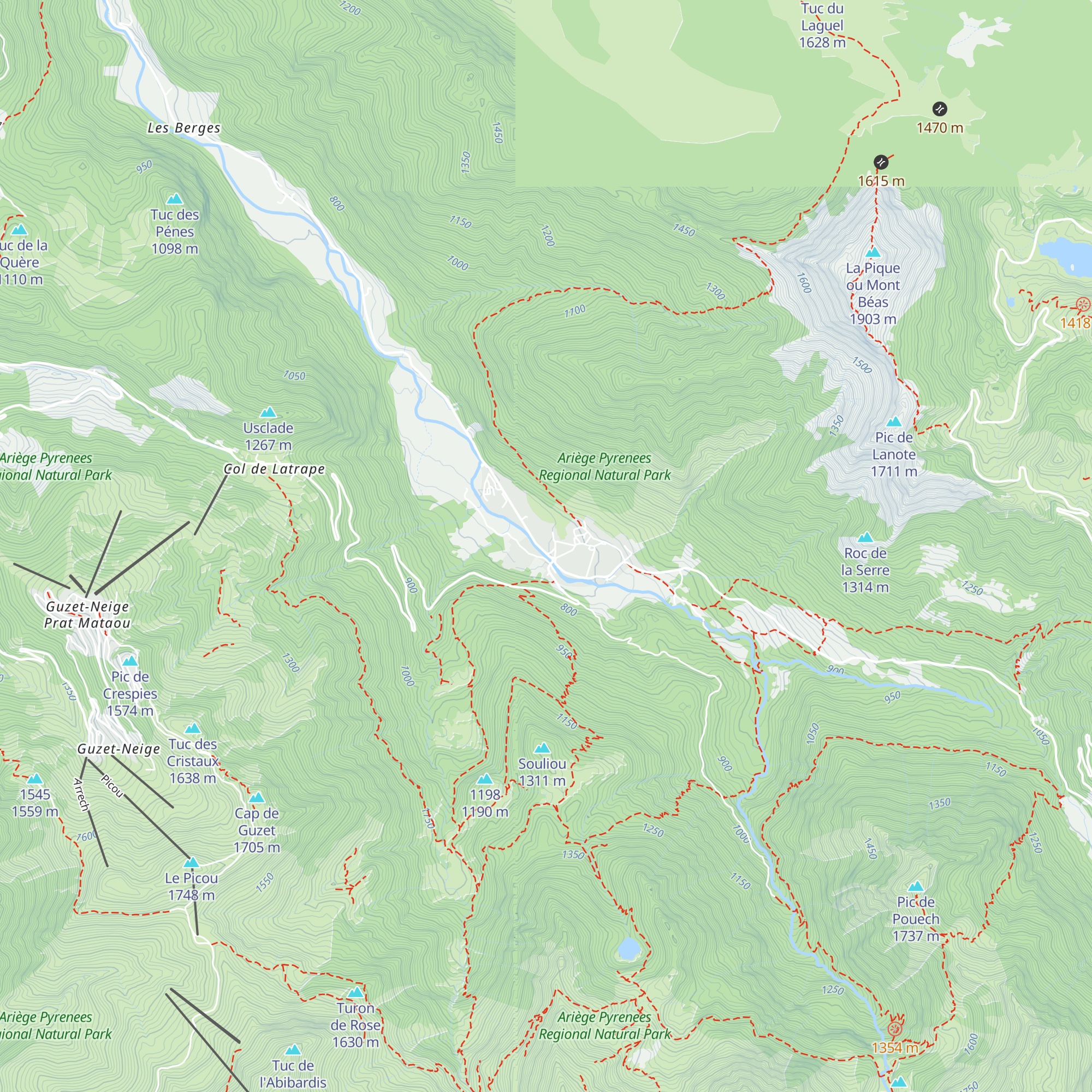 Gîte d'Etape La Goulue map
