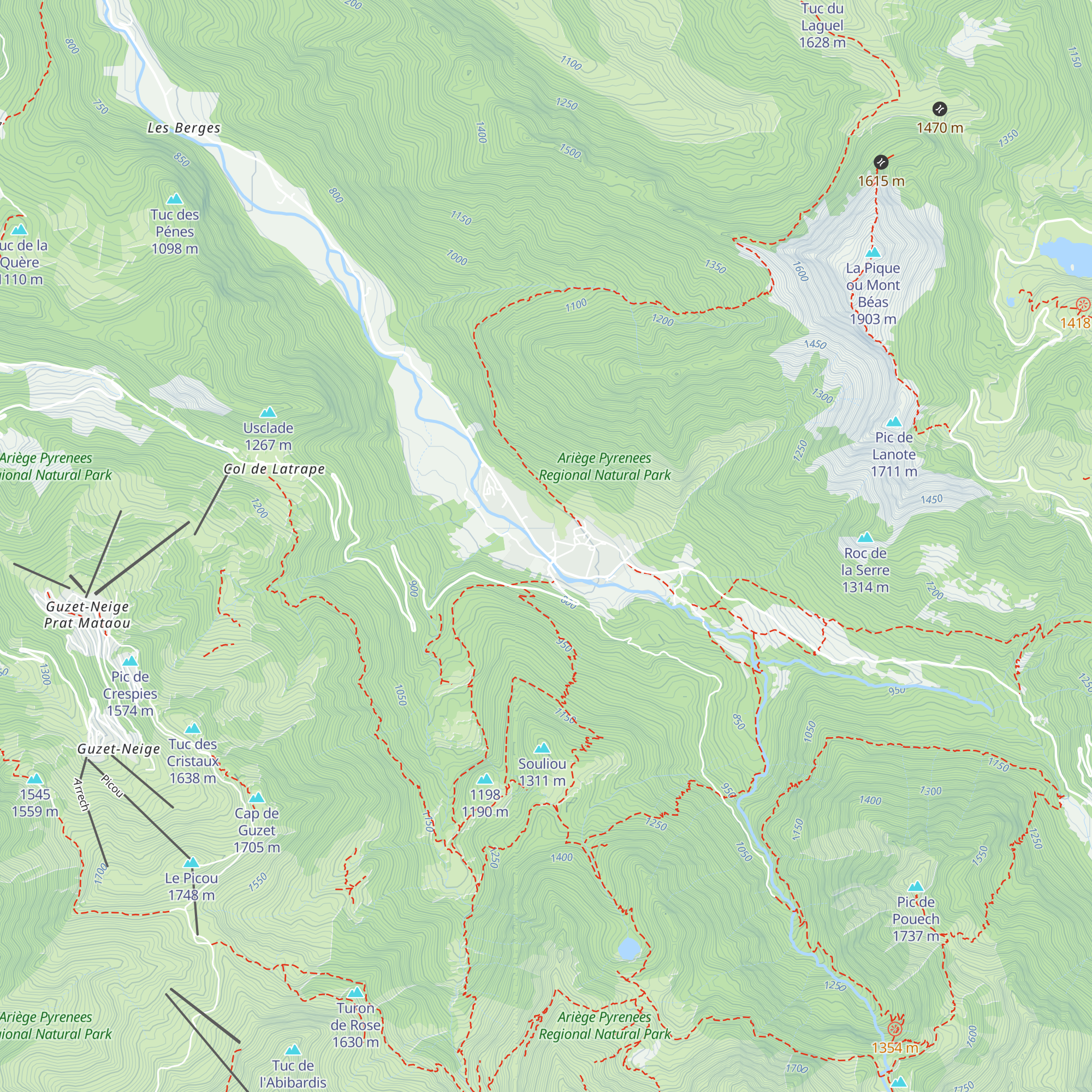 Gîte d'Etape La Goulue map