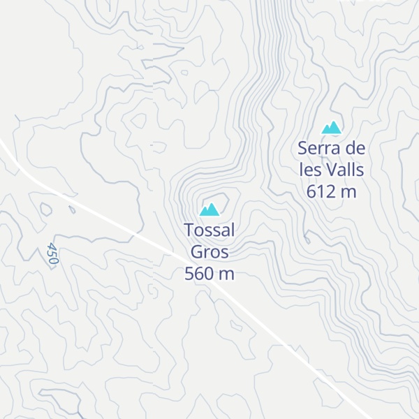 Map of Tossal Gros