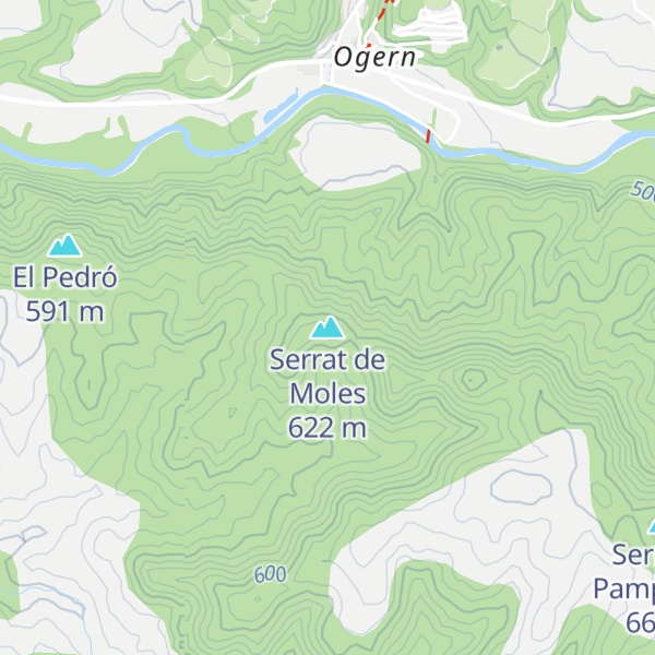 Map of Serrat de Moles