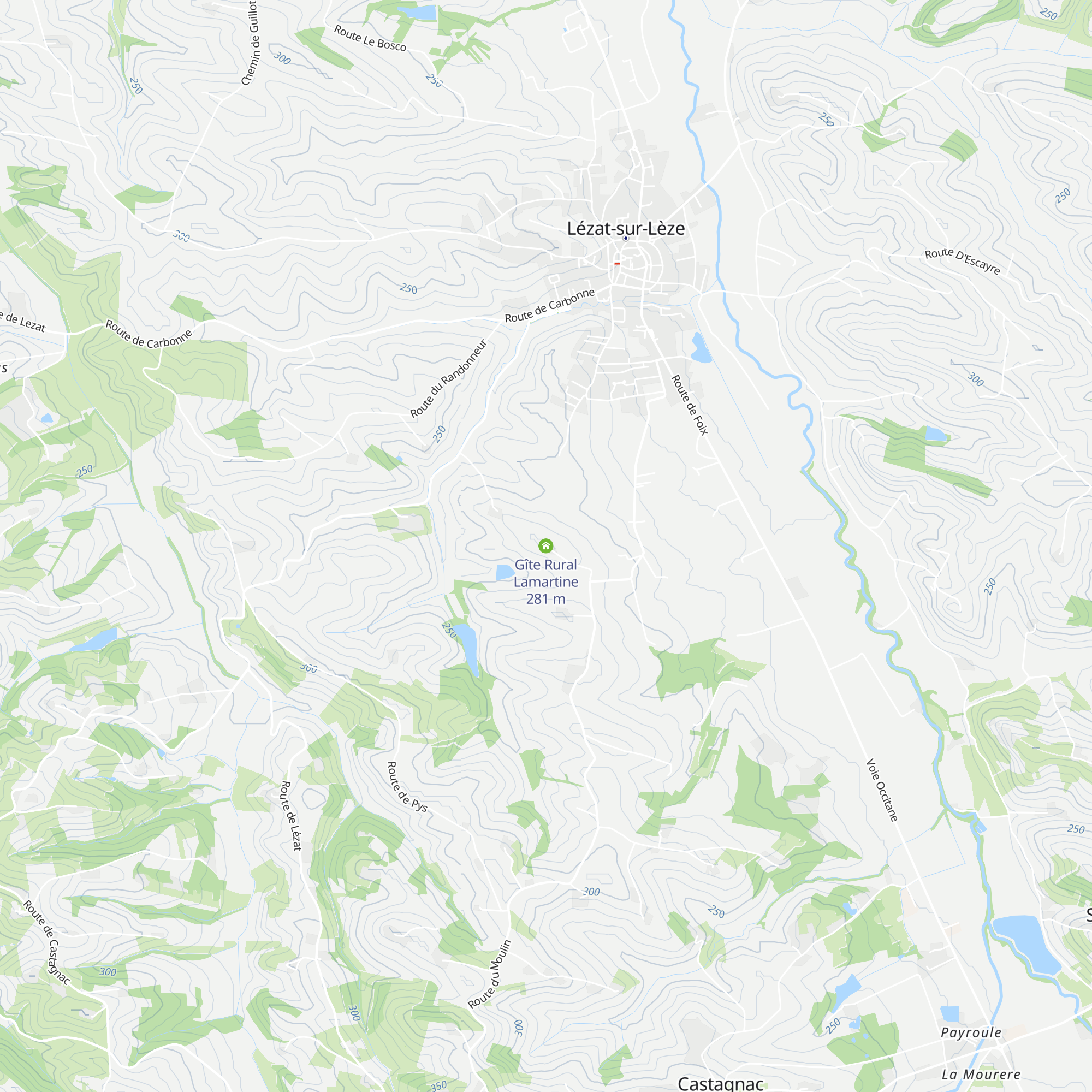 Gîte Rural Lamartine map