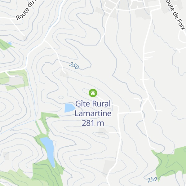 Map of Gîte Rural Lamartine