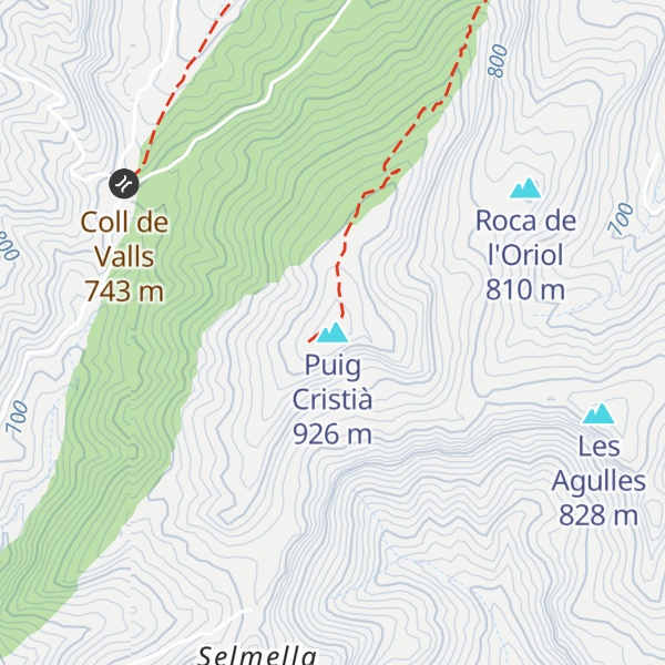 Map of Puig Cristià