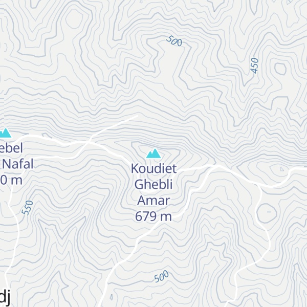 Map of Koudiet Ghebli Amar