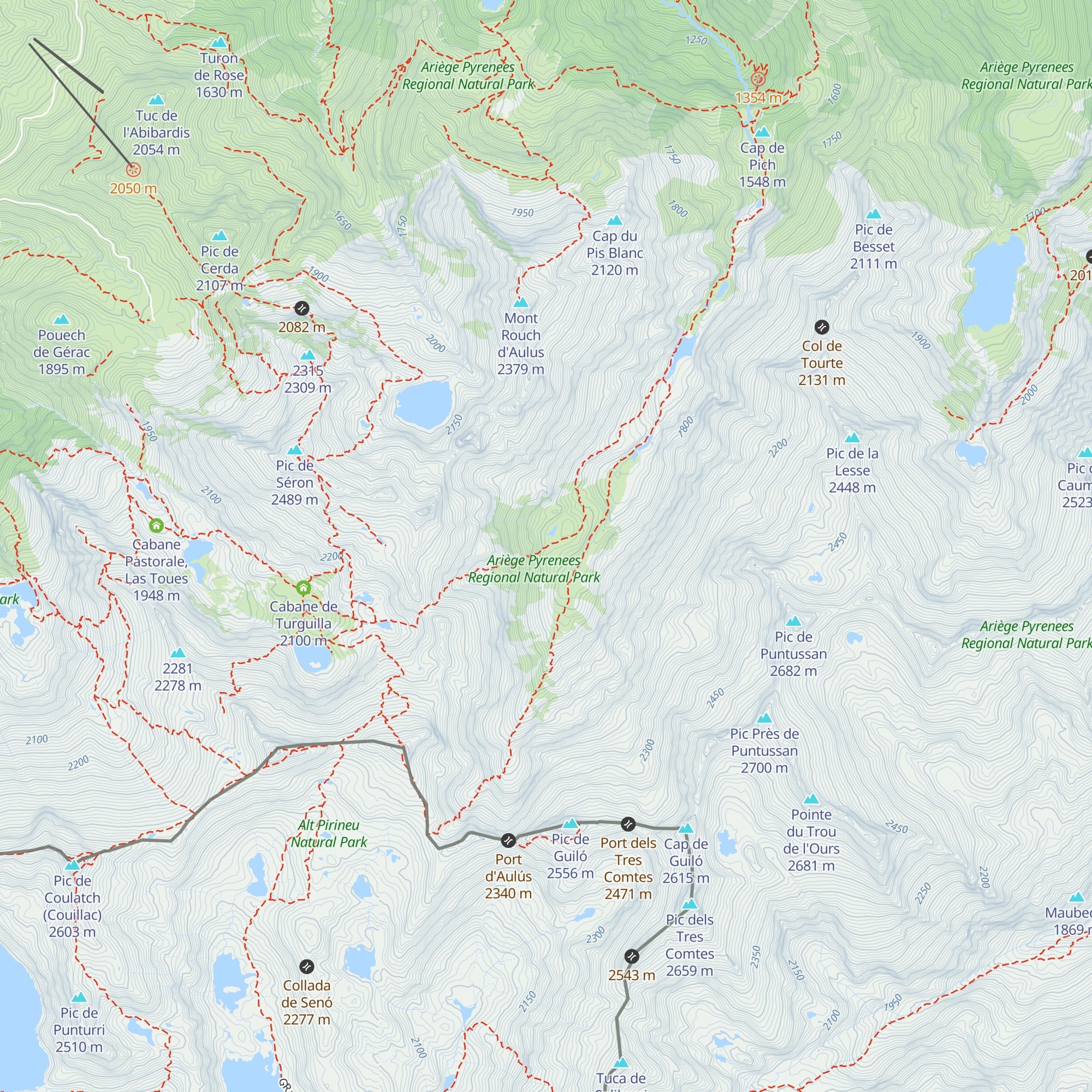 Cabane du Troun d'Ars map