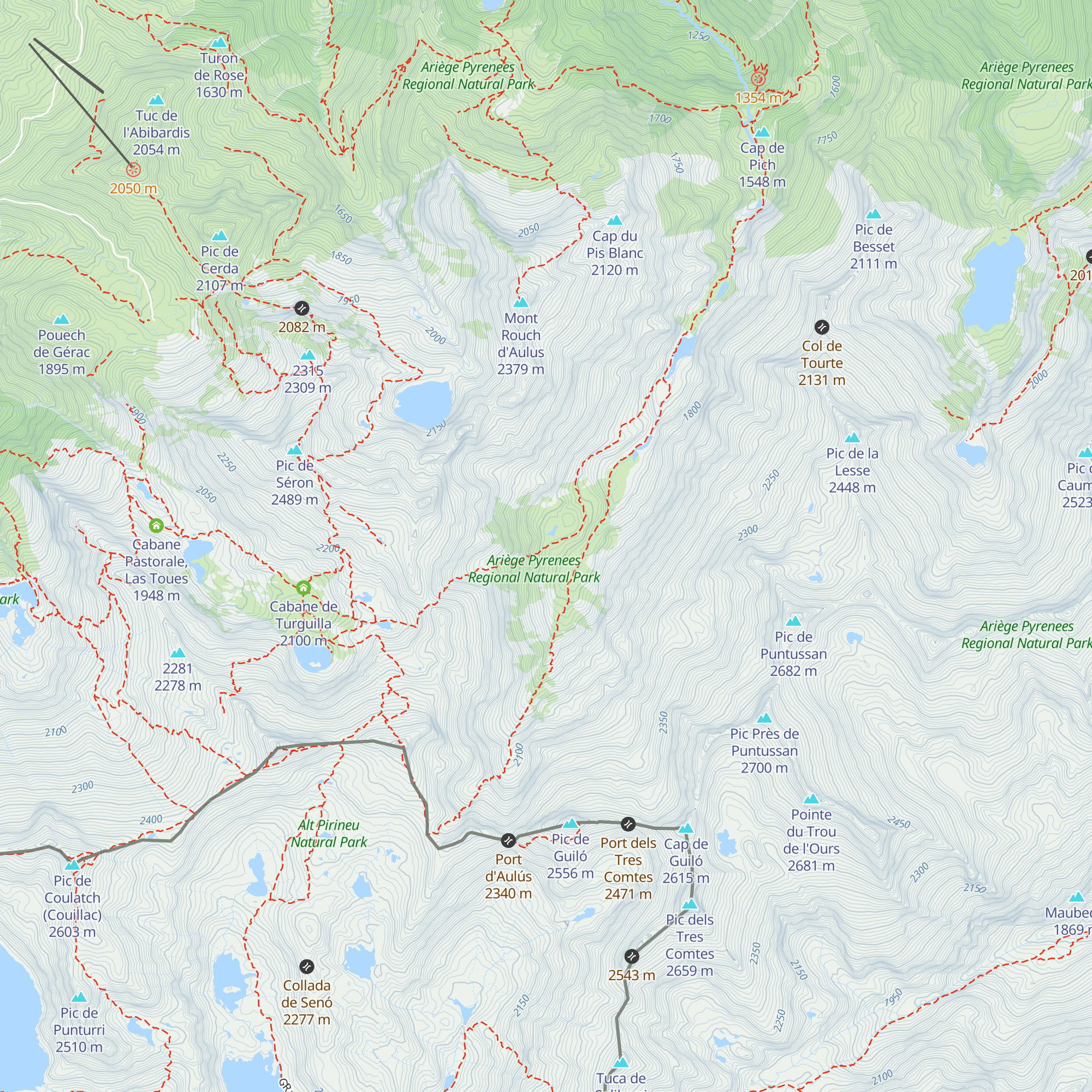 Cabane du Troun d'Ars map