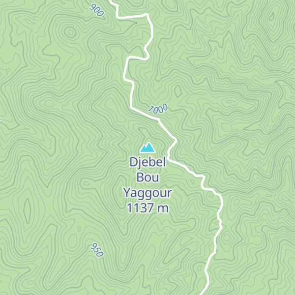 Map of Djebel Bou Yaggour