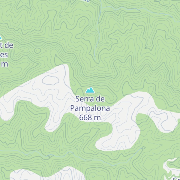 Map of Serra de Pampalona