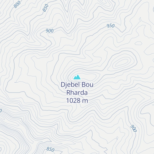Map of Djebel Bou Rharda