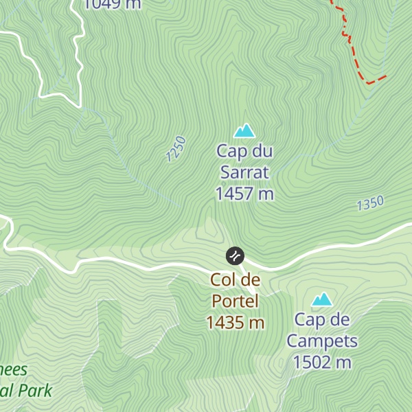 Map of Sommet de Portel
