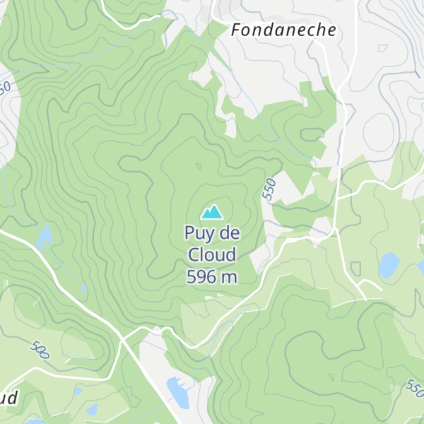 Map of Puy de Cloud