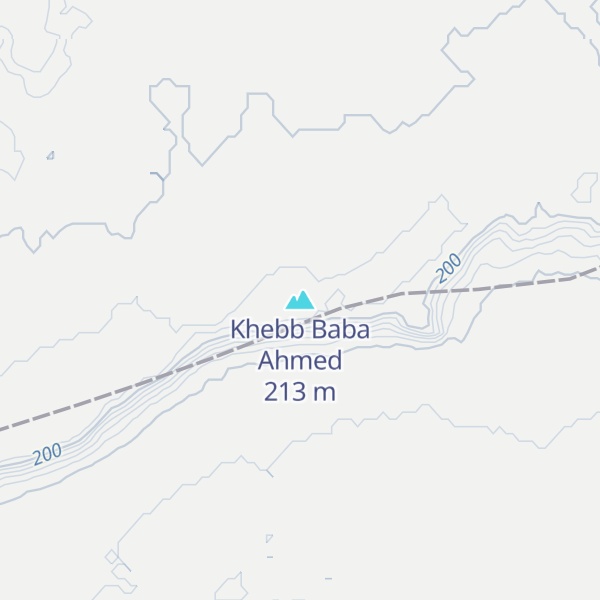 Map of Khebb Baba Ahmed