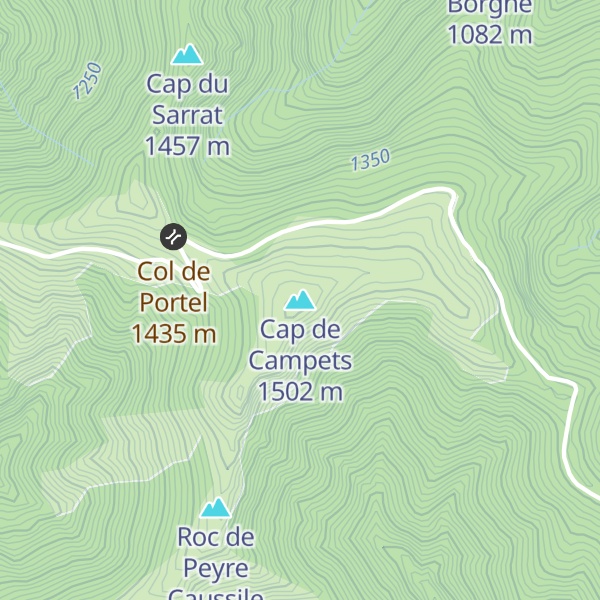 Map of Cap de Campets