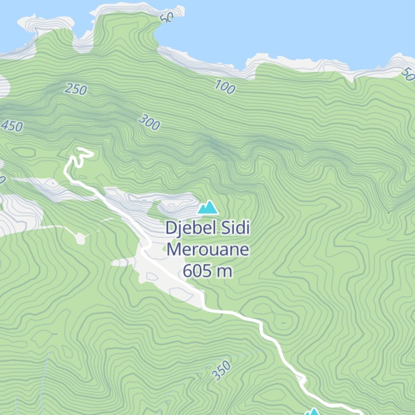 Map of Djebel Sidi Merouane