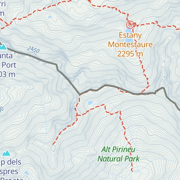 Map of Pic de Broate